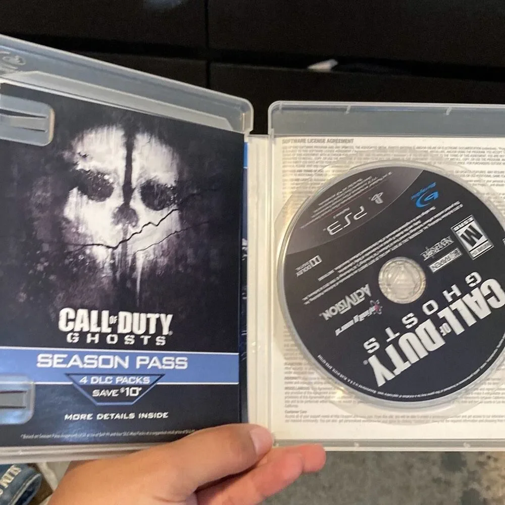 Call of Duty Ghosts PS3 Game w/ Case & Disc – Shooter Action